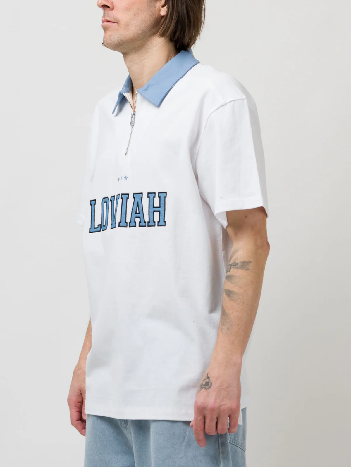 LOVIAH MEN'S POLO JEANS SHIRT