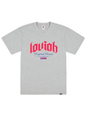 LOVIAH MEN'S ORIGINAL DENIM T-SHIRT HEATHER GREY