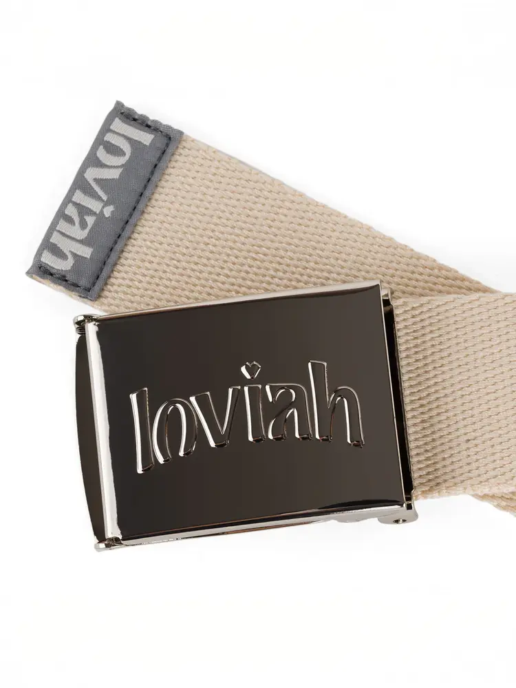LOVIAH HOMMES CHROME WEBBING BELT