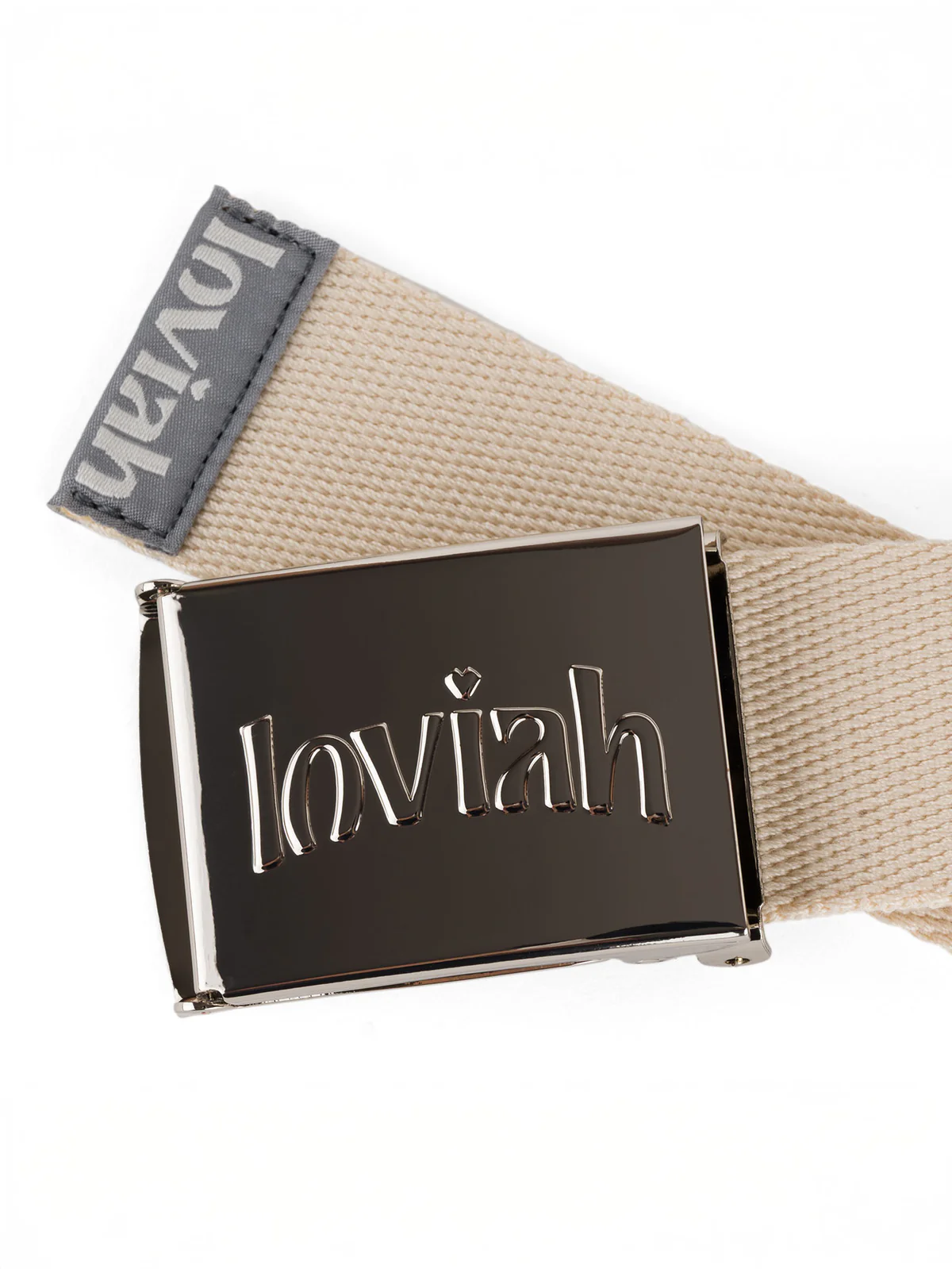LOVIAH HOMMES CHROME WEBBING BELT