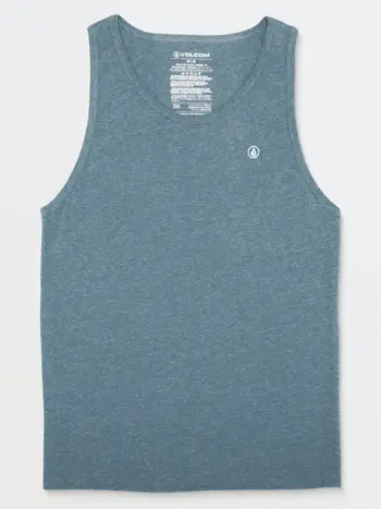 Volcom HOMMES SOLID HEATHER TANK STORMY BLUE