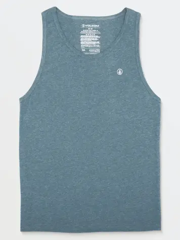 Volcom HOMMES SOLID HEATHER TANK STORMY BLUE