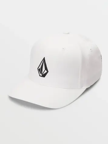 Volcom HOMMES FULL STONE FLEXFIT HAT WHITE