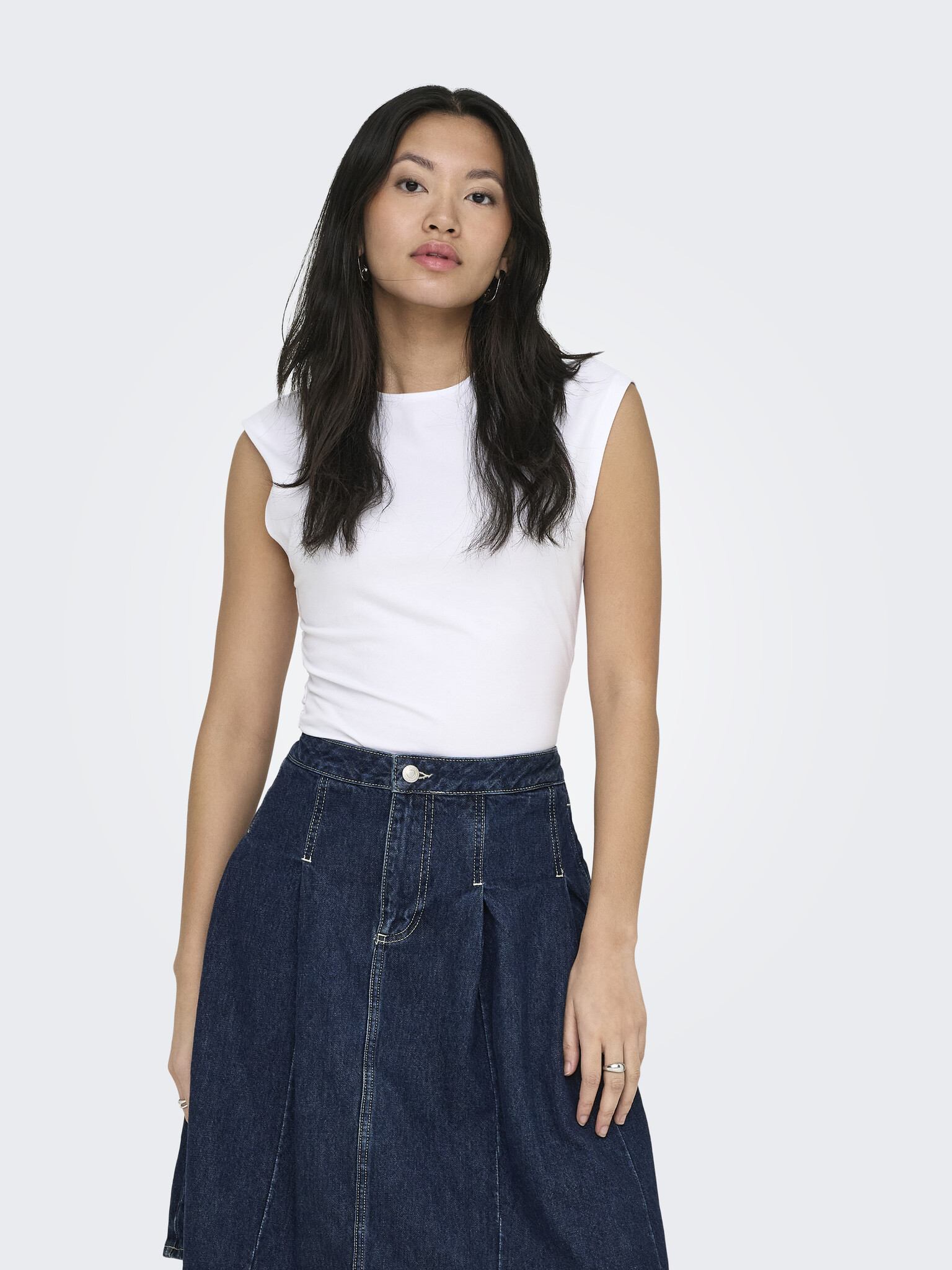 Only WOMEN'S MIRA CAPSL RUCHING TOP