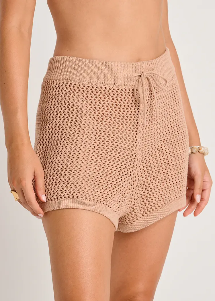 Everyday Sunday FEMMES COTTON CROCHET COVER UP SHORTS