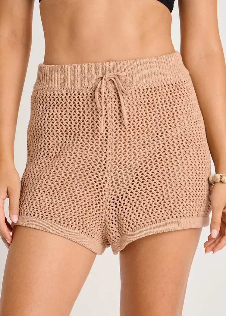 Everyday Sunday WOMEN'S COTTON CROCHET COVER UP SHORTS
