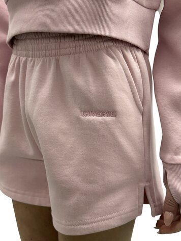 Universe Boardshop WOMEN'S BRO-D SWEATSHORT 3'' PINK