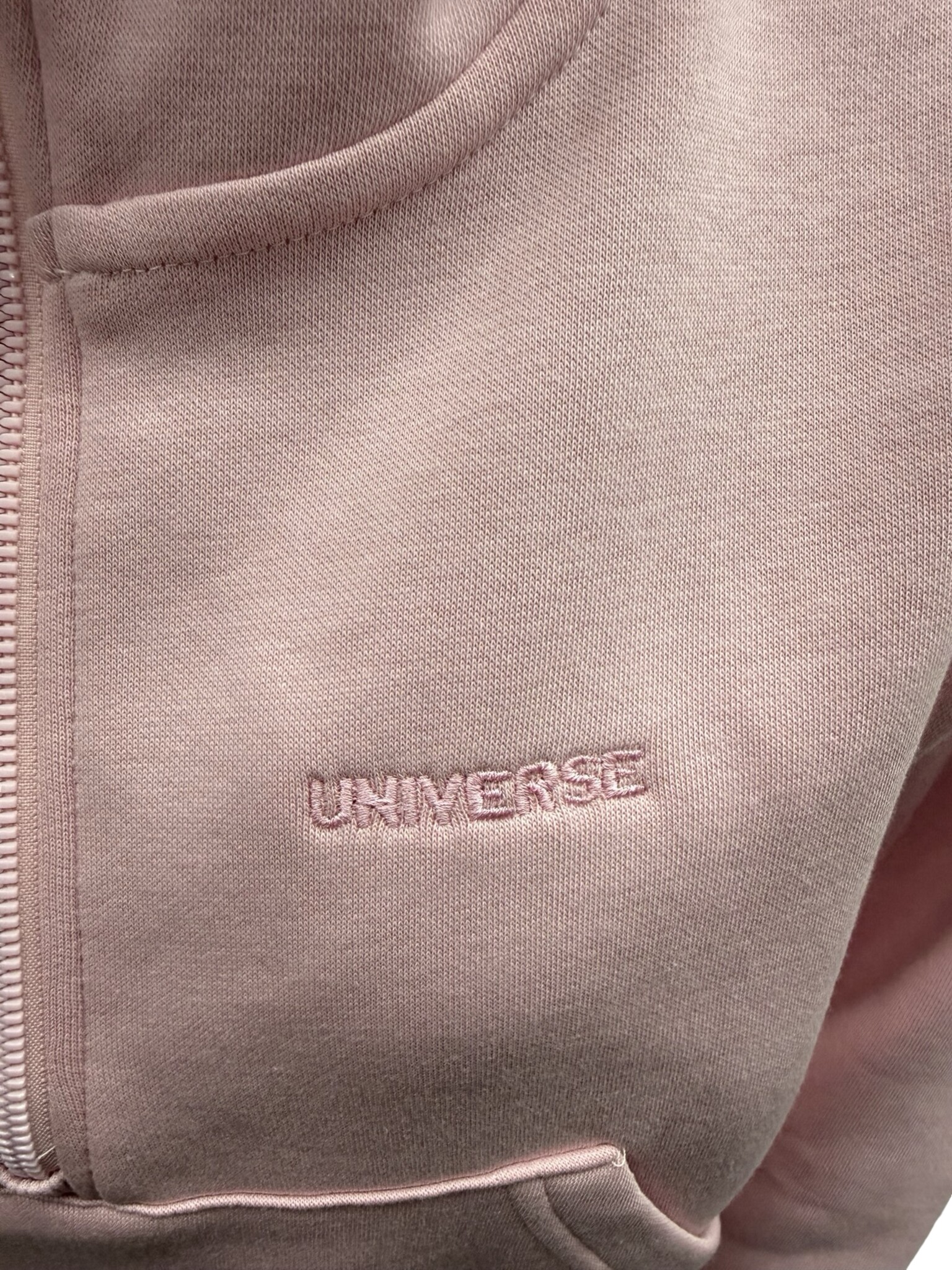 Universe Boardshop FEMMES BRO-D CROPPED DROP SHOULDER 1/2 ZIP HOODIE