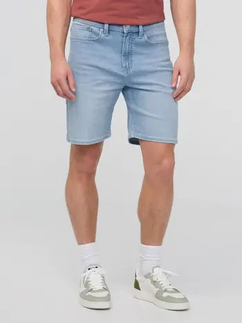 Du/er MEN'S PERFORMANCE DENIM+RELAXED SHORT 9'' SIESTA