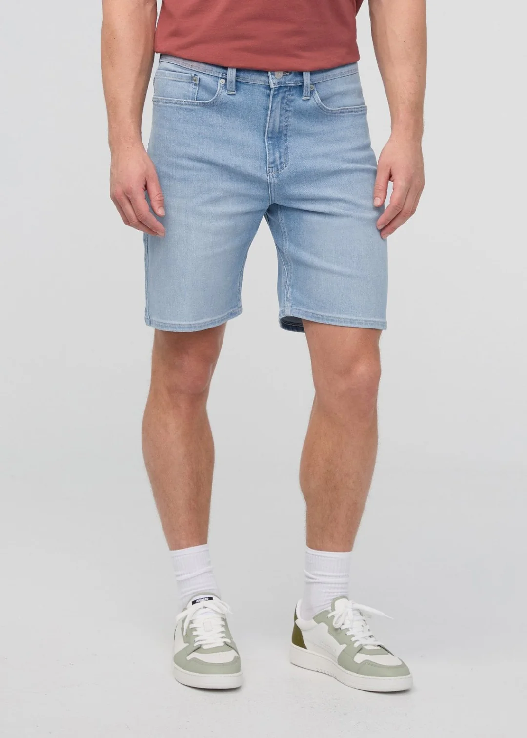 Du/er MEN'S PERFORMANCE DENIM+RELAXED SHORT 9''