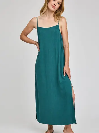 Gentle fawn WOMEN'S TWYLA LINEN DRESS LAGOON