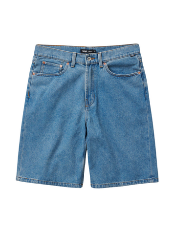 Vans HOMMES CHECK-5 BAGGY DENIM SHORT STONEWASH/BLUE