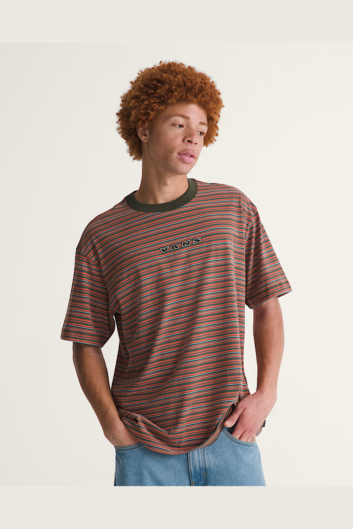 Vans MEN'S CAMERON STRIPE KNIT SHIRT