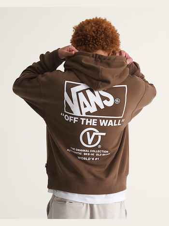 Vans HOMMES STACKED HI PULLOVER HOODIE VINTAGE COCOA BROWN