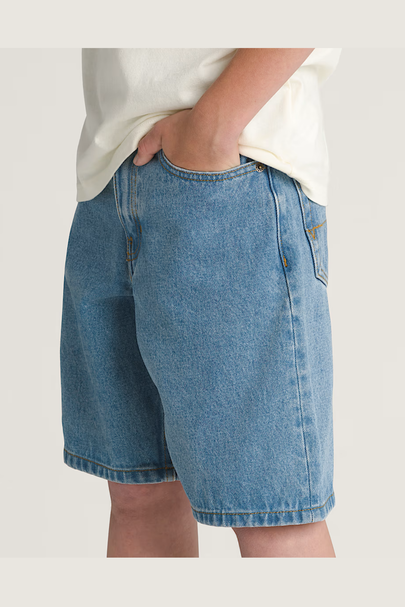 Vans YOUTH CHECK-5 BAGGY DENIM SHORTS