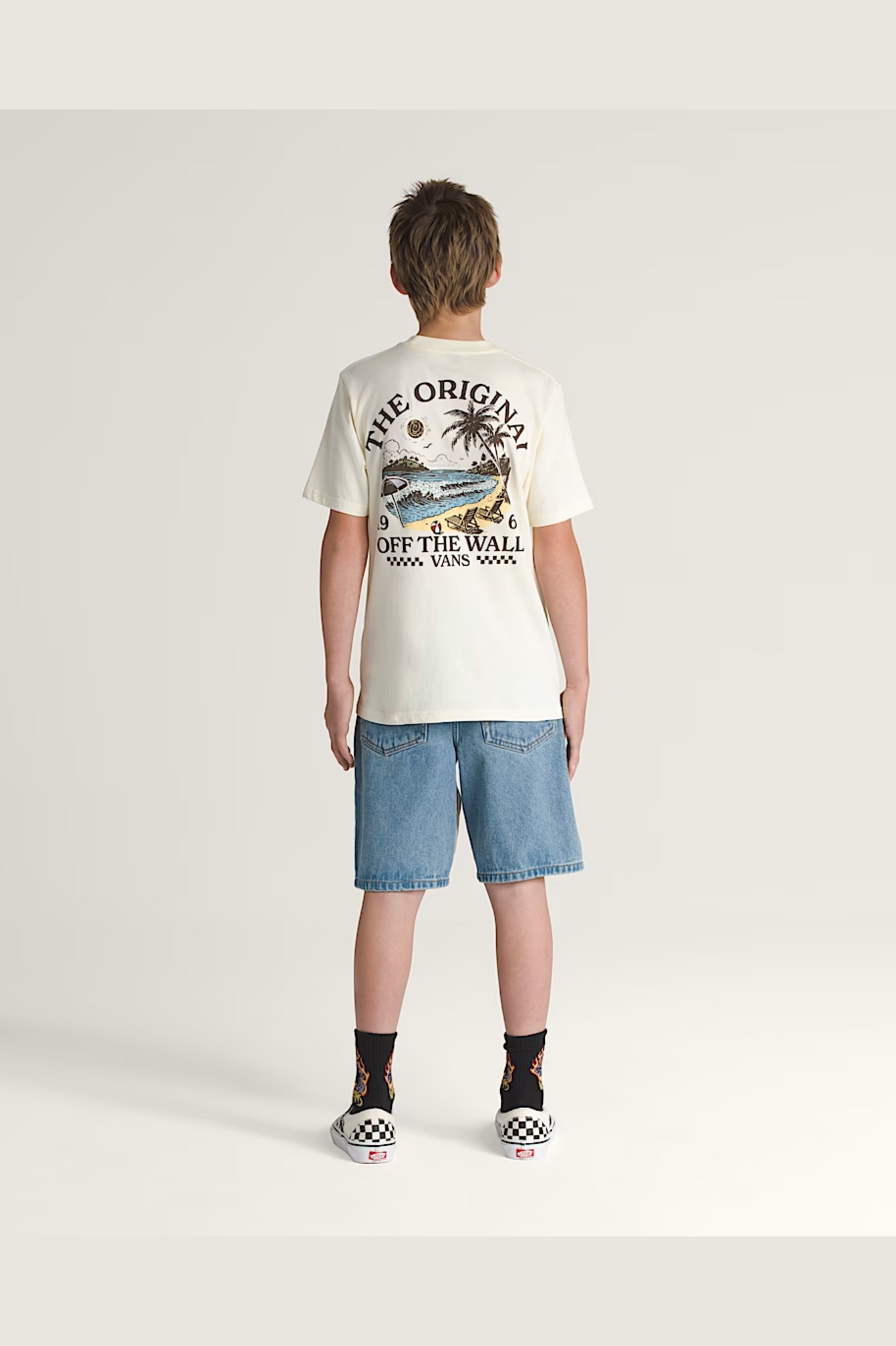 Vans YOUTH CHECK-5 BAGGY DENIM SHORTS