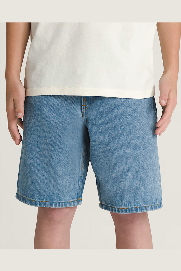Vans JUNIOR CHECK-5 BAGGY DENIM SHORTS