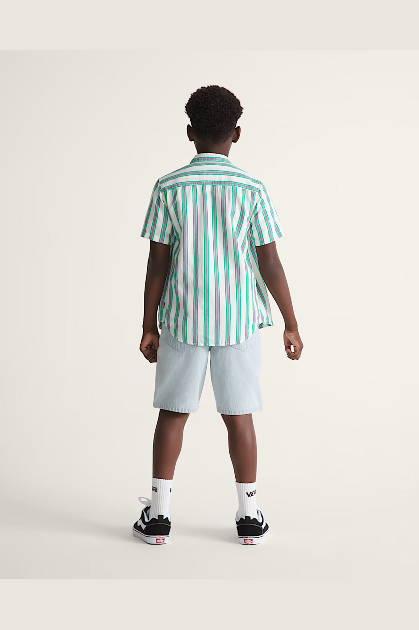 Vans YOUTH CHECK-5 BAGGY DENIM SHORTS