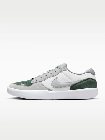 Nike SB MEN'S FORCE 58 WHITE/FLT SILVER/FIR/WHITE