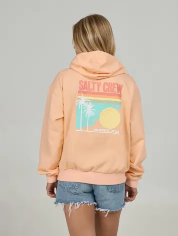 Salty crew FEMMES SIMPLICITY ZIP HOODY APRICOT