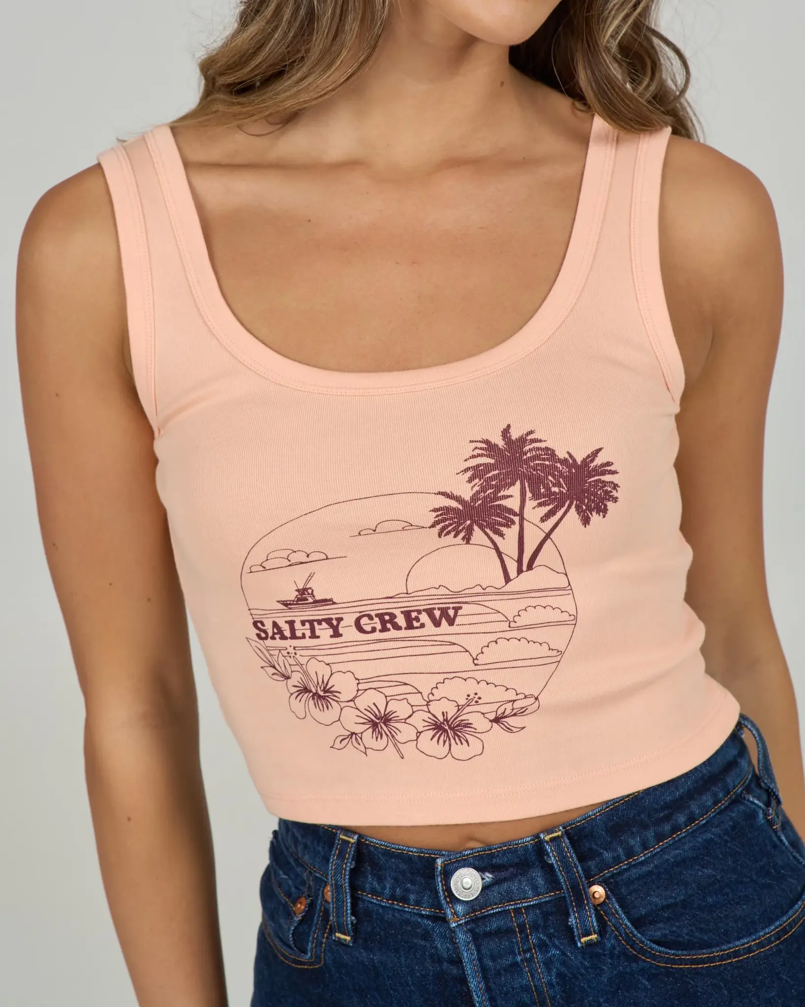 Salty crew WOMEN'S OUT TO SEA TANK