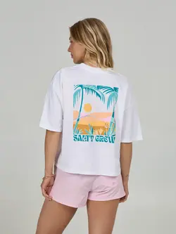 Salty crew FEMMES TRAVEL FAR SKIMMER TEE WHITE