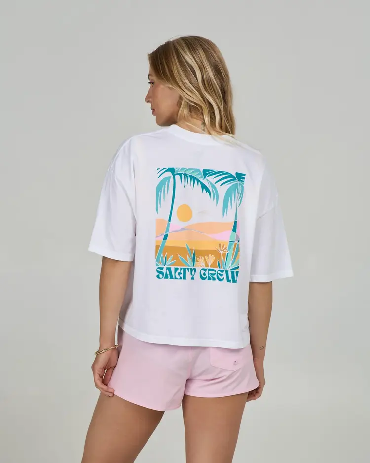 Salty crew WOMEN'S TRAVEL FAR SKIMMER TEE