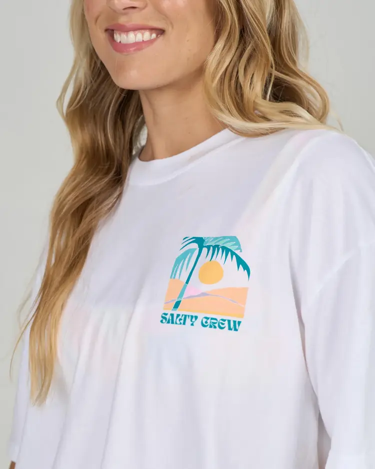 Salty crew WOMEN'S TRAVEL FAR SKIMMER TEE