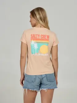 Salty crew WOMEN'S SIMPLICITY MODERN TEE APRICOT
