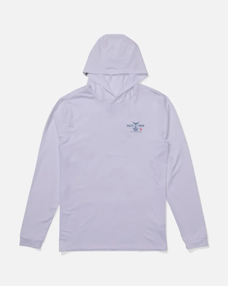 Salty crew MEN'S FISH MARKET HOOD SUNSHIRT