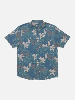 Salty crew HOMMES DRIFTER UV BUTTON UP CAST BLUE