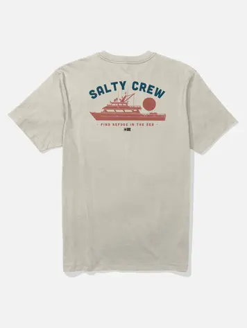 Salty crew MEN'S OVERNIGHT SS TEE BONE