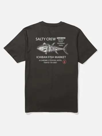 Salty crew HOMMES ICHIBAN SS TEE BLACK