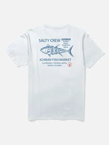 Salty crew HOMMES ICHIBAN SS TEE WHITE