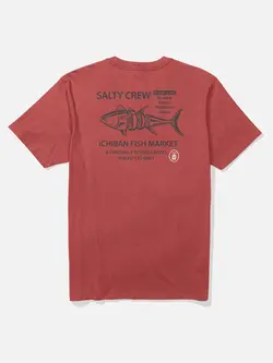 Salty crew MEN'S ICHIBAN SS TEE WASHED RED