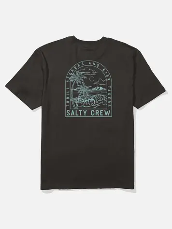 Salty crew HOMMES ARCHWAY CLASSIC TEE BLACK