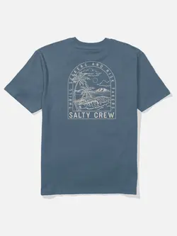 Salty crew MEN'S ARCHWAY CLASSIC TEE SLATE