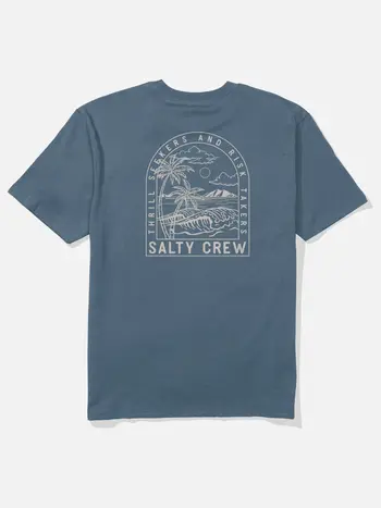 Salty crew MEN'S ARCHWAY CLASSIC TEE SLATE
