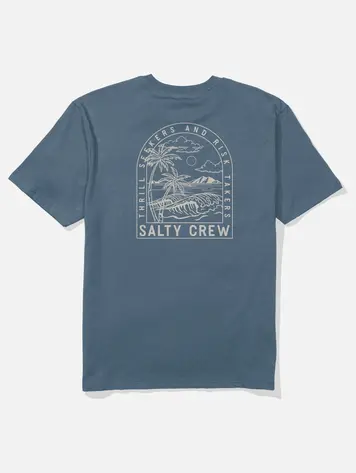 Salty crew HOMMES ARCHWAY CLASSIC TEE SLATE