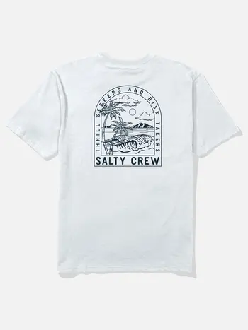Salty crew HOMMES ARCHWAY CLASSIC TEE WHITE