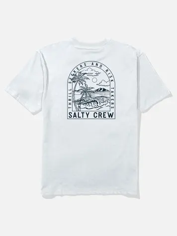 Salty crew MEN'S ARCHWAY CLASSIC TEE WHITE
