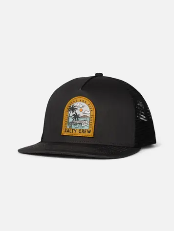 Salty crew YOUTH ARCHWAY BOYS TRUCKER HAT BLACK