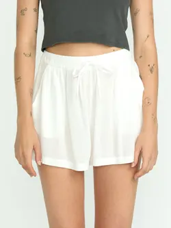 Volcom WOMEN'S STONESHINE SHORTS STAR WHITE