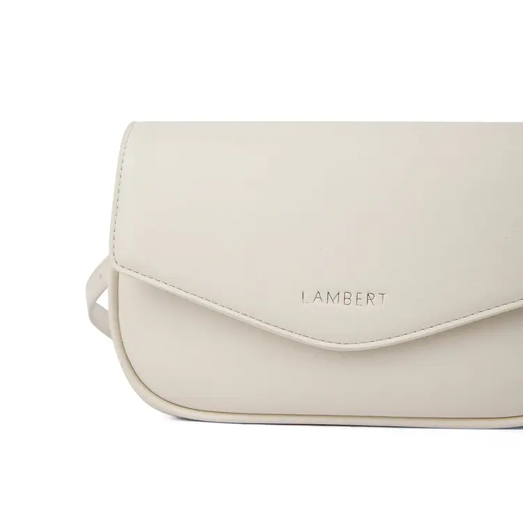 Lambert LE GABBY SAC À MAIN 2-EN-1 CUIR VEGAN PORCELAIN