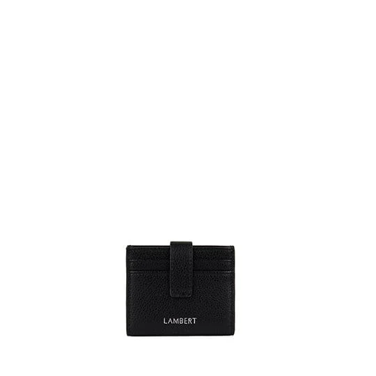 Lambert LE JENNIE FOLDABLE CARD HOLDER VEGAN LEATHER BLACK