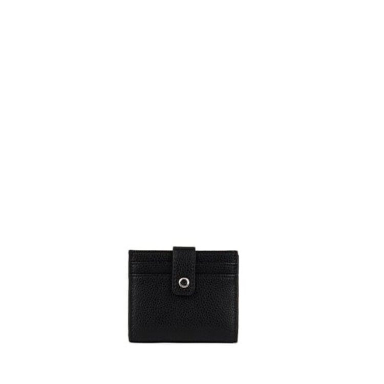 Lambert LE JENNIE PORTE-CARTES PLIABLE CUIR VEGAN NOIR