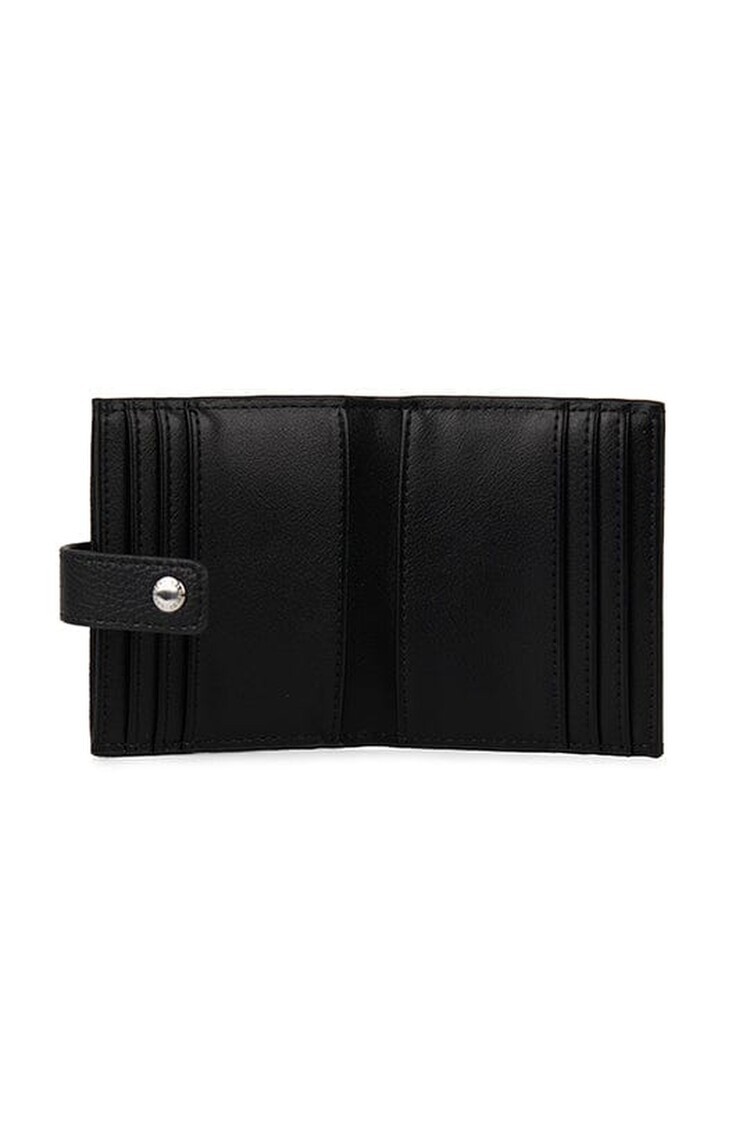Lambert LE JENNIE PORTE-CARTES PLIABLE CUIR VEGAN NOIR