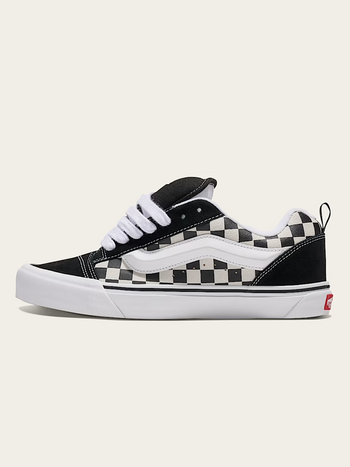 Vans YOUTH KNU SKOOL CHECKERBOARD BLACK/TRUE WHITE