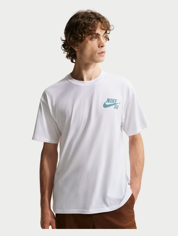 Nike SB MEN'S SB LOGO SKATE T-SHIRT WHITE
