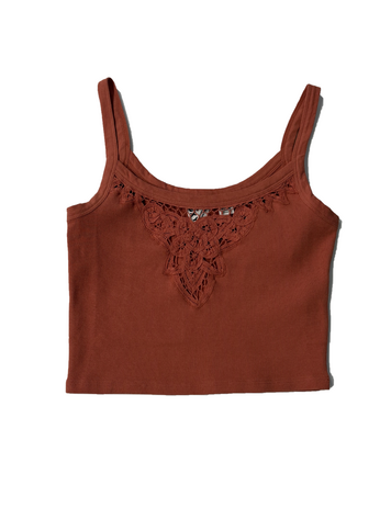 Roxy FEMMES WANDERLUST TANK GINGER SPICE SOLID